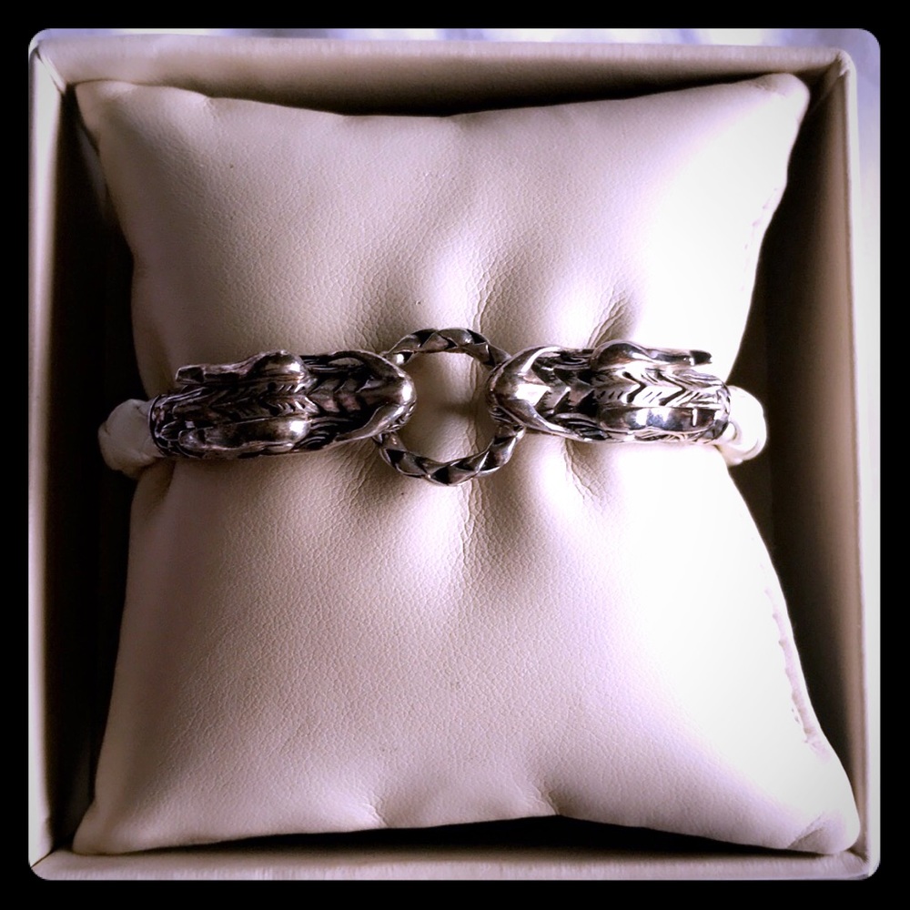 John Hardy woven Dragon’s Head Bracelet